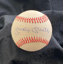 Mickey Mantle Autographed Baseball 202//204